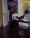 A flooded kitchen in Saint Clair Shores
